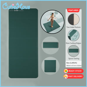 CUTIEHAUS Extra Large Foldable Yoga Mat With Thickened Non Slip Surface For Home Fitness Soundproofing And Shock Absorption Tikar Yoga - Fulfilled by Cutiehaus