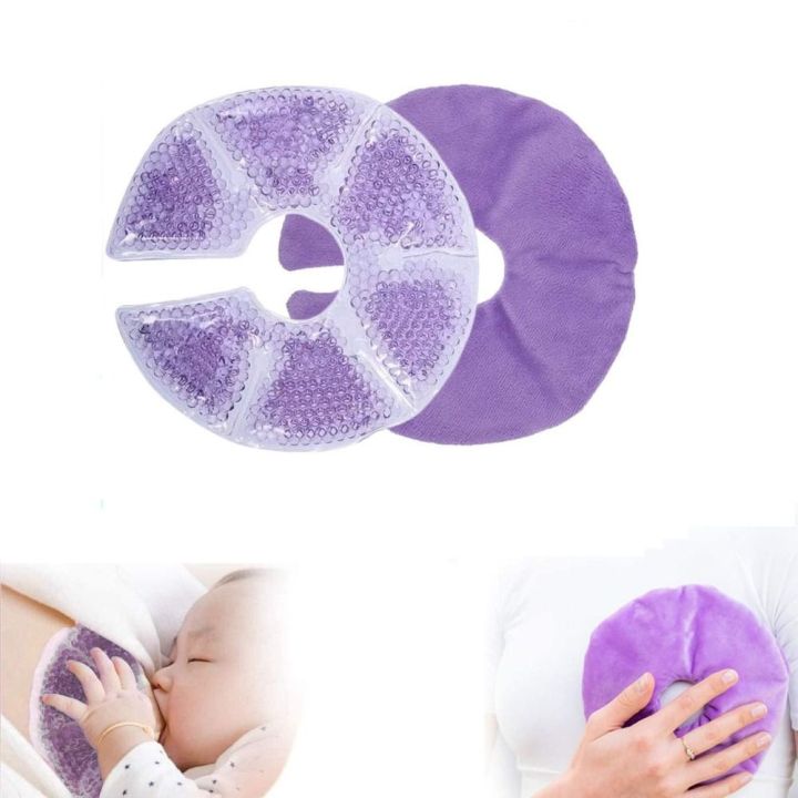 DSFSK Relieve Pain Breast Pad Cold Compress Reusable Gel Ice Pack Personal Hot Cold Pack
