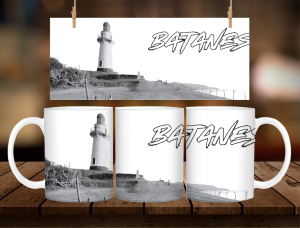 * 1 PC MUG WITH BOX * Black and White MUG NEW LOCAL DESIGN 11oz with BOX SOUVENIR ( ANTIPOLO BAGUIO BALER BATANES BATANGAS  )