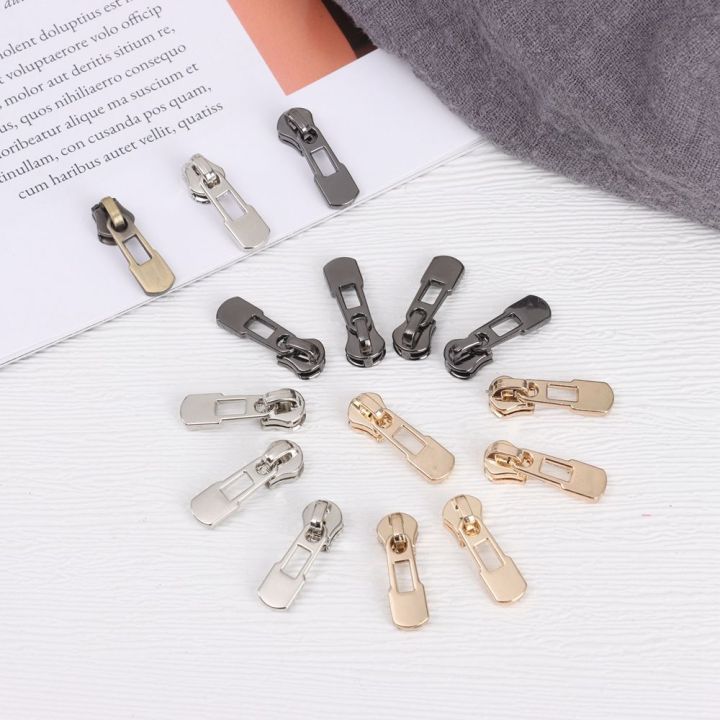 HVYEIK 5/10pcs 4 colors Sewing Clothes Parts Zippers Replacement Zip