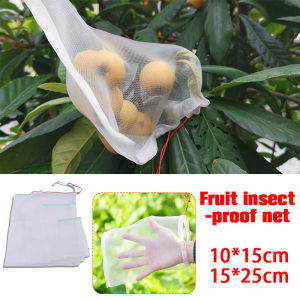 Fruit Insect-Proof Net Vegetable And Fruit Protection Fruit Bird Proof Net Bag Net Nylon Insect-proof Net Bag Plant Against Insect Fruit Protect Drawstring Mesh Net Bag