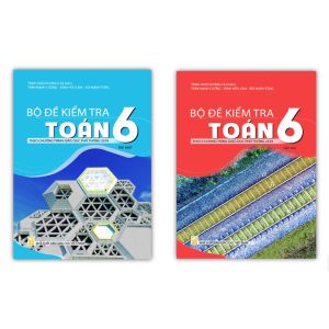 Sách - Combo Bộ đề kiểm tra Toán lớp 6 - ( Tập 1 + Tập 2 )