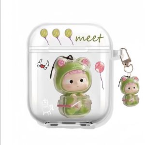 หูฟังi12 พร้อมเคนใสลายการ์ตูนน่ารักสามารถใช้กับ แอนดรอยด์ และ ไอโอเอสเชื่อมต่อง่าย เสียงดี หูฟังบลูทูธไร้สาย Mini Bluetooth 5.0