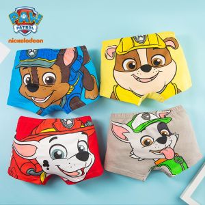 4 PACK Kids Boys Paw Patrol Underwear Boxer Shorts Underpants/ Children Boxer Shorts / Cartoon Brief