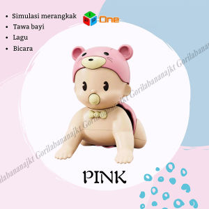 Mainan Bayi merangkak robot berjalan Crawling doll