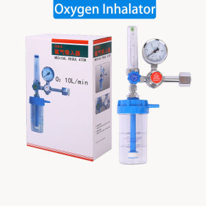 L&Hเครื่องช่วยหายใจออกซิเจน เครื่องวัดการไหลของก๊าซ เครื่องวัดการไหลของความดันออกซิเจน ตัวดูดซับ G5 / 8 BSPP 0-15L / นาที