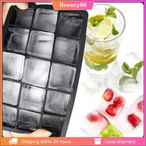 15 Grid Big Ice Tray Mold Food Grade Silicone Ice Cube Square Tray DIY Mold Ice Maker Ice Cube Tray