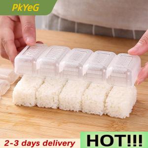PkYeG 5Pcs set Sushi Nigiri Maker Rice Ball Molds Nonstick Press Maker DIY Bento Tool