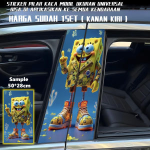 HD Car Center Column Decorative Sticker Window B Column Protective Film Personalized Custom Modification Painted 82