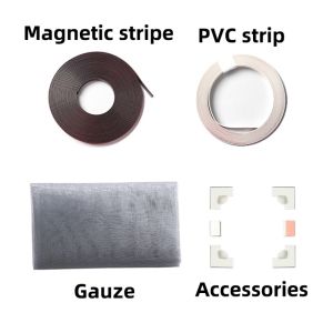 【Full Set】Magnetic Mosquito Net DIY Magnetic Window Screen Anti Mosquito for Home Bedroom Jaring Nyamok Magnetic 磁吸蚊网