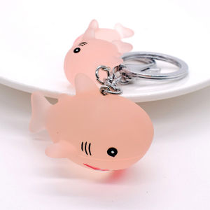 【MPJow】 Cute Dolphin Whale Shape Keychain Key Chain Accessories Gift For Car Key Women Cartoon Ocean Animal Keyring Bag Pendant