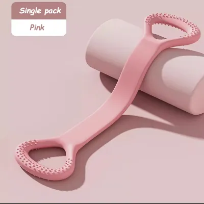 8-Figure Fitness Puller Yoga Open Shoulder Pull Belt Rope Back Stretch Device for Chest Expansion Elastic Band