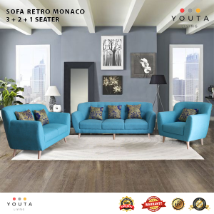 SOFA RETRO MONACO 3 + 2 + 1 SEATER