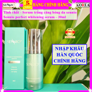 Serum dưỡng da sennio chính hãng tinh chất tái sinh phục hồi dưỡng trắng căng bóng da sennio hàn quốc perfect whitening serum sennio màu xanh cấp ẩm