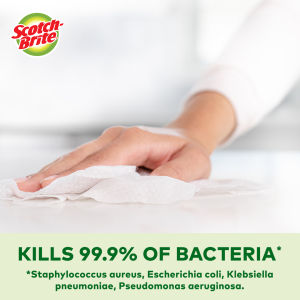 3M™ Scotch-Brite™ Easy Sweeper Wet Refill - Kills 99.9% Bacteria - 20 sheets/pack - Effective Cleaning for Floors, Tiles, and Laminates