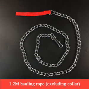 Stainless Steel Dog Chain & Collars dog leash big dog chain dog collar adjustable durable 1.2M1.7M