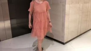 GloryStar Pregnant Dress Summer Short-sleeve Loose Net Yarn Stitching Tiered Skirt