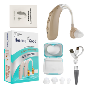 5ปี การรับประกัน เครื่องช่วยฟัง มีการรับประกัน（สวมใส่อย่างแน่นหนา 90°มุมสูง ไม่หลุดง่าย）เครื่องช่วยฟังหูตึง หูฟังคนหูหนวก hearing aids