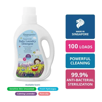 Happyganics Natural Baby Laundry Detergent - Lavender