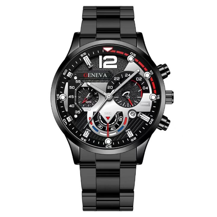 Men's Sport Quartz Watch with Luminous Hands, Date Display, Stainless ...