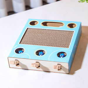 Cat Scratching Corrugated Board Cat Scratcher Cat Bed Scratching Mat Claws Grinding Papan Penggaruk Bulat 43cmporary50cm XXL