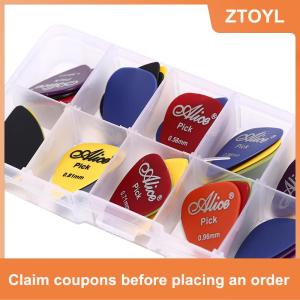 【ZTOYL】 30 cái bộ Guitar Điện chọn Acoustic âm nhạc Picks plectrum Guitar phụ kiện