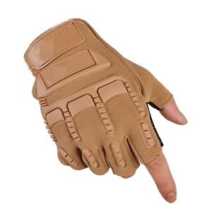 TKC28 Women Men Anti-Slip Wear-Resistant Cycling Fingerless Slip Resistant Guantes Tactics Glove Half Finger Mittens Motorcycle Gloves MenS Gloves
