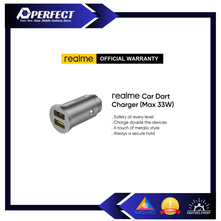 Realme Car Dart Charger Max 33W Lazada