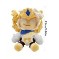 For Shadow Milk Cookie Cartoon Cookie Plush Cookie Plush Dolls 25 ซม. การตนตกตาตลกของเลน Soft Plush Knight Biscuits Doll สำหรบแฟน ๆ unusual. 