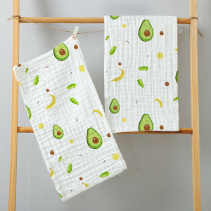 Joyncleon dễ thương in hình rồng Muslin khăn em bé mềm 6 lớp yếm bông cho trẻ sơ sinh và trẻ mới biết đi