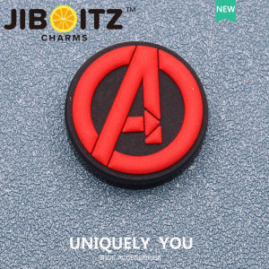Jibbitz cross charm Shoe Buckle Shoe Accessories Superhero Series DIY Fashion Decorative Buckle