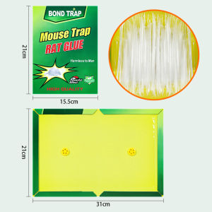 5PCS  Super Glue Mouse Trap Snake Bugs Rat Mice Catcher Board Perangkap Lipas Foldable Pest Control Pad Perangkap Tikus  Indoor and Outdoor (Pelekat Tikus) 抓鼠器