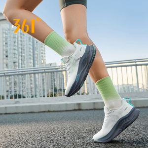[0-10KM] 361 Degrees Fierce 5.0 Phụ nữ Giày chạy thoáng khí Giày chạy bộ nhẹ chống sốc Giày thể thao cao cấp 682522218