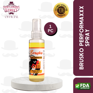 Brusko Performaxxx Natural Massage Oil Body Spray For Men Energizing Pampalaki Taba at Haba Enlarger 50ml