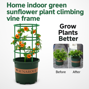 Home Climbing Frame Free Combination Modular Flower Rack Triangular Support Stable Base Green Radish Ivy Climbing Frame