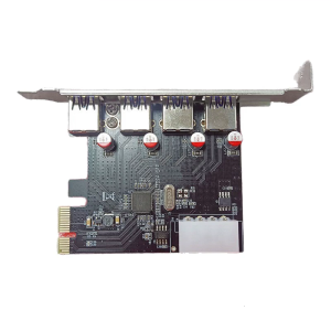 USB3.0 PCIE Expansion Adapter External PCIE Extender PCIE 4 Port USB3.0 Adapter for Desktop