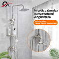LENODI Shower Kamar Mandi 1 Set/Shower Mandi Set Stainless/Mandi Shower Set Full Stainless Shower Colum Set Mandi. 