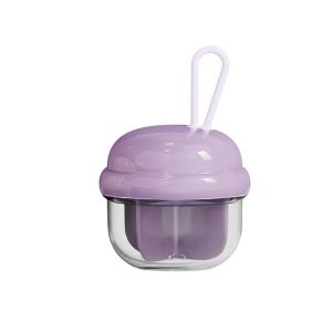 FLUTE Transparent 4 Grids Pill Cases Visible Plastic Mini Pill Storage Box Durable Leak-proof Pill Box for Home