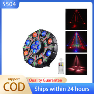 Sae504 New High-Quality LED Laser Light Show with Remote Control for DJ Karaoke & Electronic Music