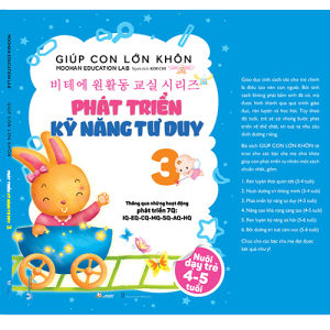 Sách - Giúp Con Lớn Khôn 3 : Phát Triển Kỹ Năng Tư Duy-Vanlangbooks