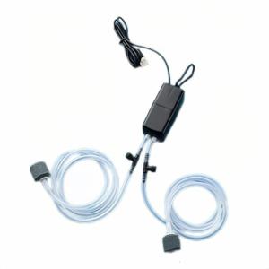 Stylish Double Port USB Aquarium Air Pumps Energy Efficient for Freshwater Tanks with USB Power Supply Home Use