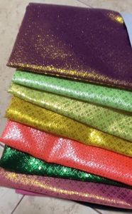 ผ้าตาด ดิ้นเงิน ดิ้นทอง ลายไทย หน้ากว้าง 45 นิ้ว (ขายเป็นหลา)