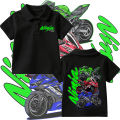 นินจารถจักรยานยนต์ ZX-25R Adult and Children's polo shirt 110CM-150CM and S-3XL Ninja motorcycle ZX-25R เสื้อโปโล. 
