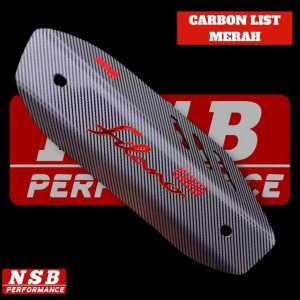 COVER KNALPOT FILANO NSB CARBON AKRILIK TUTUP KNALPOT GRAND FILANO Motorcycle