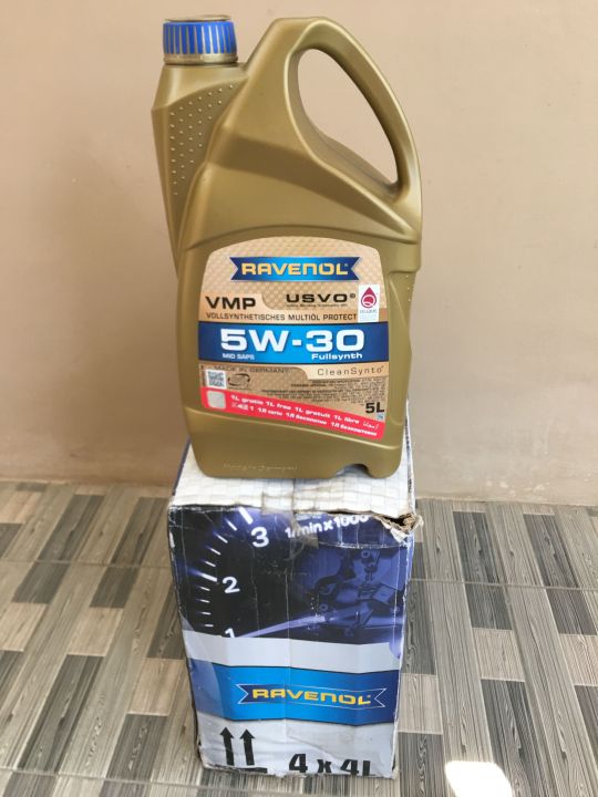 RAVENOL OIL SAE 5W-30 VMP , 1GAL (5L), FULLY SYNTHETIC, Made in Germany ...