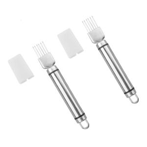 เครื่องย่อยเหล็กกันสนิมพร้อมด้ามจับตามหลักสรีรศาสตร์อุปกรณ์เตรียมอาหารเพื่อความปลอดภัยในการปรุงอาหาร