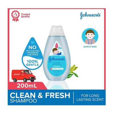 Johnsons Baby Active Kids Clean And Fresh Shampoo