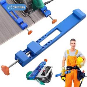 MLADEN Adjustable ABS Circular Saw Track Guide Cutting Machine Base Guide Circular Saw Milling Positioning Clamps