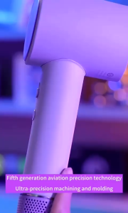 High Speed Hair Dryer Negative Ionic Blow Dryer for Fast Drying High-Speed Low Noise Negative Ions Hair Blower (UK Plug)