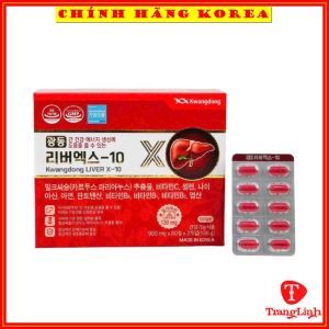 Viên bổ gan Kwangdong hàn quốc hộp 120 viên - Thải độc gan thanh lọc cơ thể tranglinh